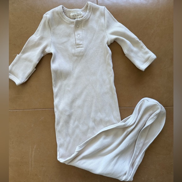 Mebie Baby Organic Cotton Gown 0-3M - Picture 1 of 3